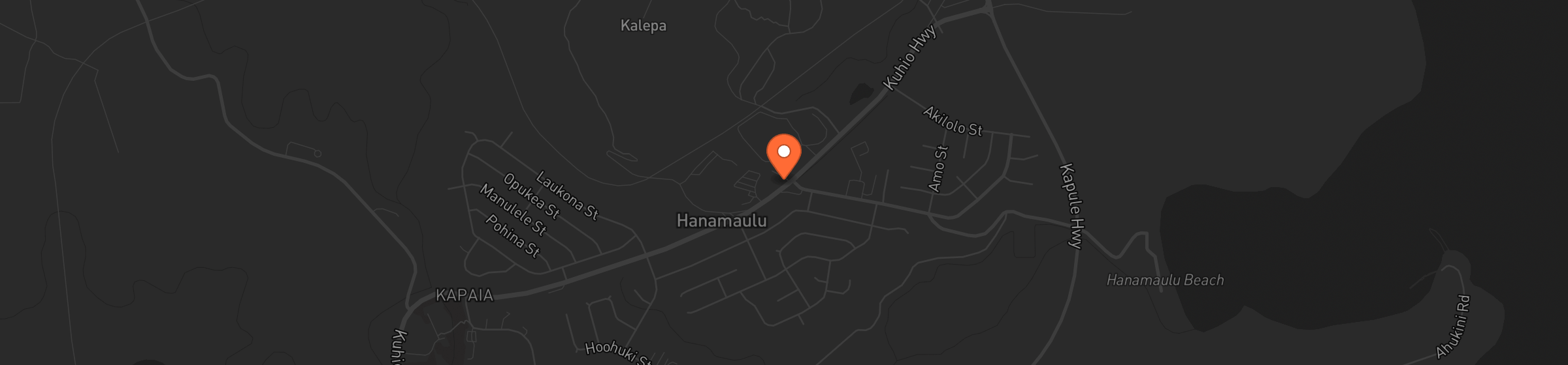 Map of Kiwanis Club of Kauai