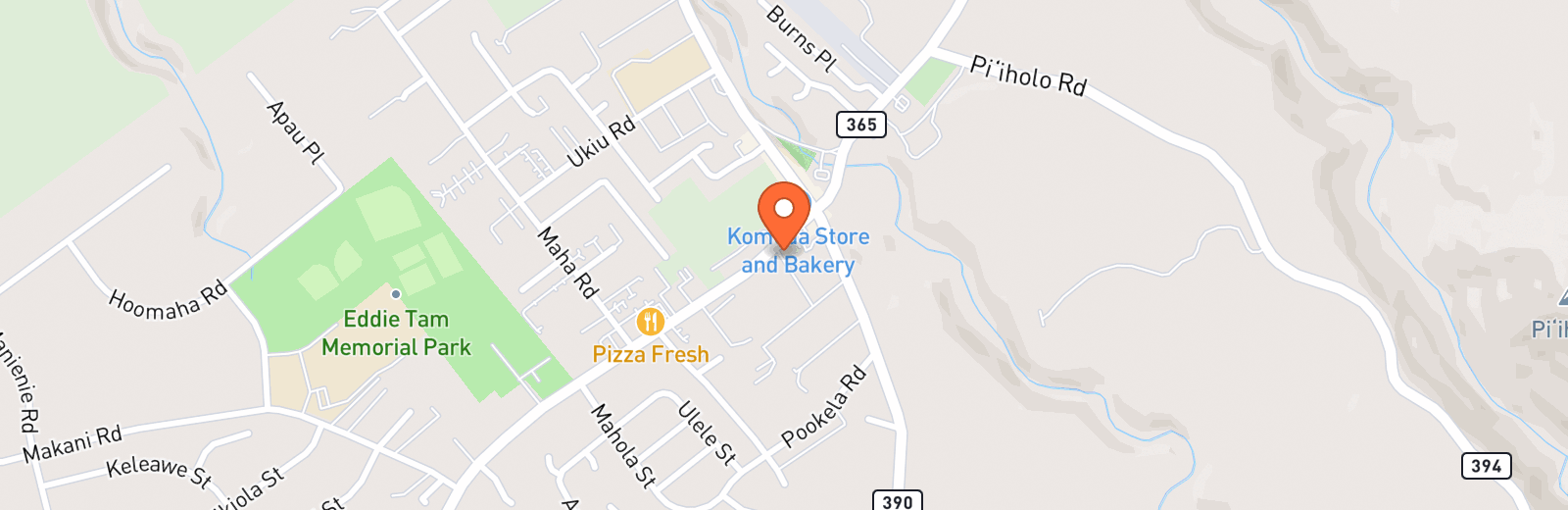 Map showing Cornerstone Consignment Maui