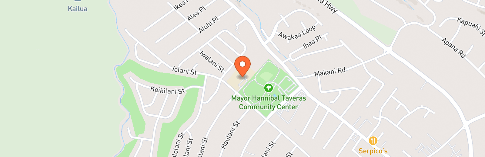 Map showing Kumon Math and Reading Center of Pukalani